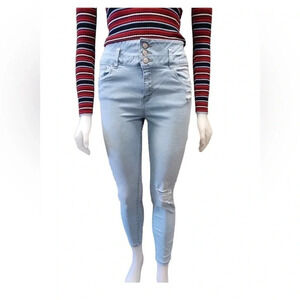 Refuge Ibiza High Rise Light Wash Skinny  Jeans Size 7